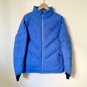 Oakley Women's Snow Down Jacket Light Blue Size Medium